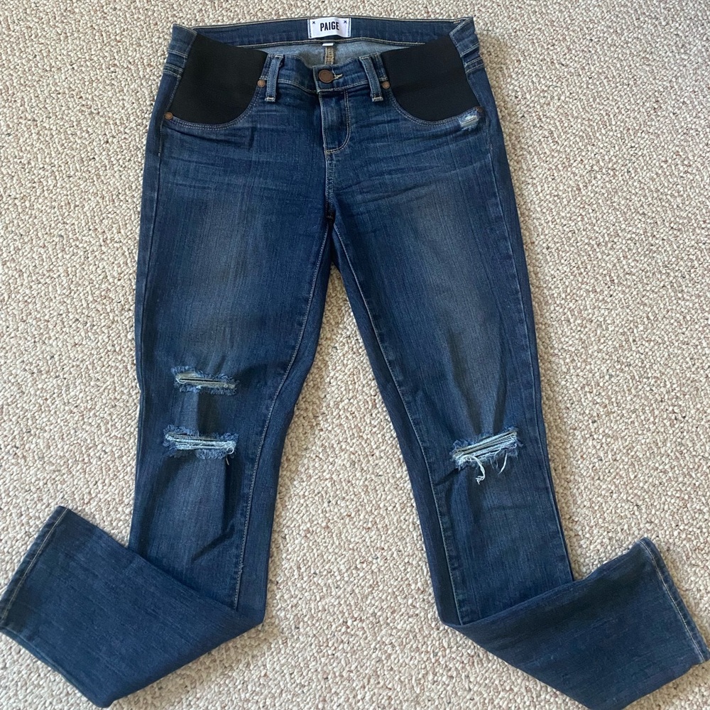 Paige maternity jeans size 26